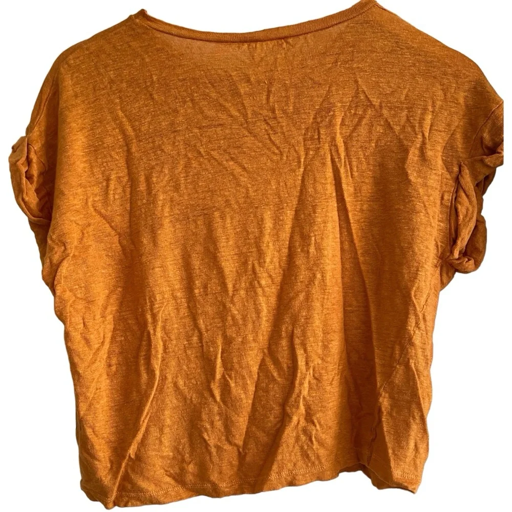 ❤️ Zara ‘I’m a 80’s Lady’ Linen Graphic Tee - Picture 6 of 13